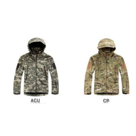 Outdoor warm shark skin waterproof windproof jacket UD60001